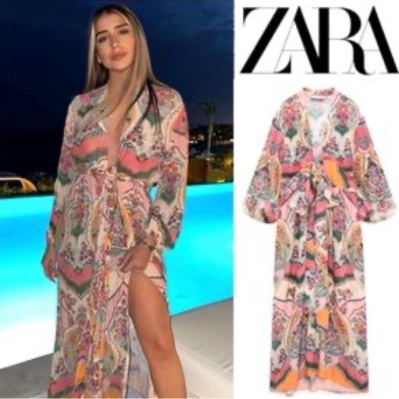 Maxi dress ZARA size XS new - Picture 2 of 6